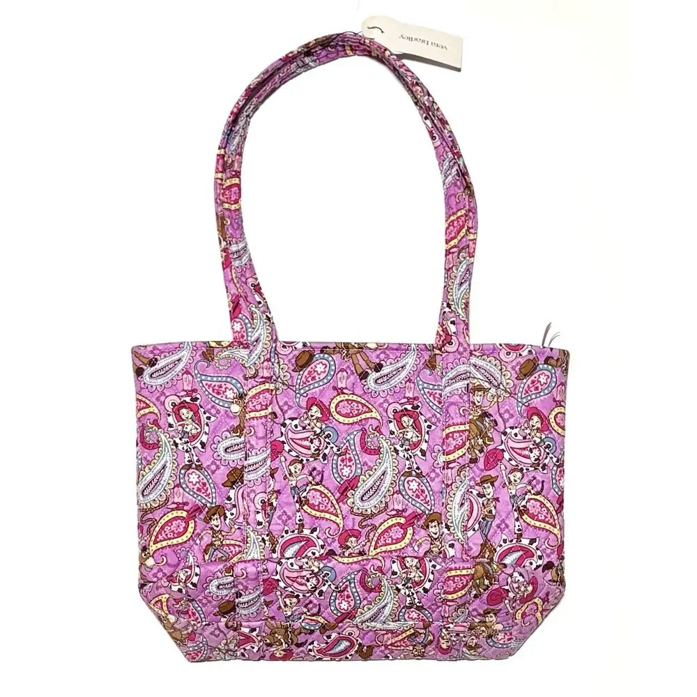 Vera Bradley Disney Pixar Toy Story Rodeo Paisley Small Vera Tote Bag Charm Set